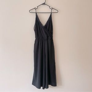 Black Spaghetti Strap Jumpsuit